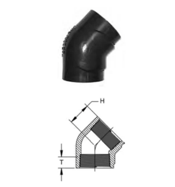 Codo 45°